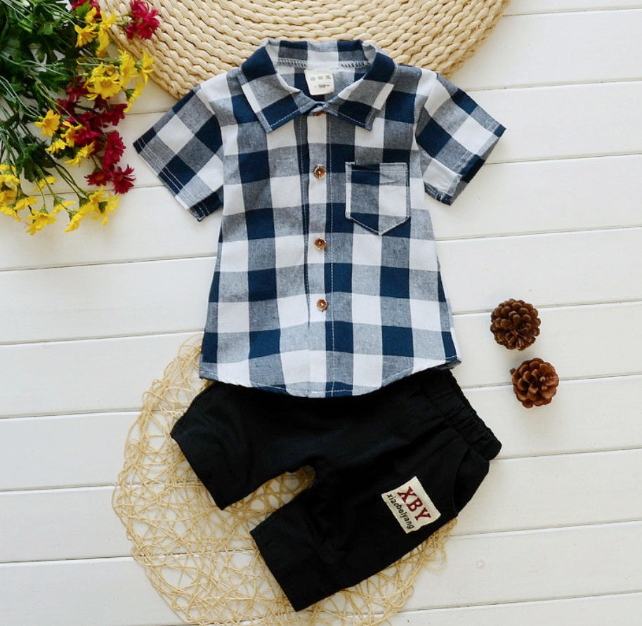 Cotton T-Shirt and Shorts Sets for Baby Boys