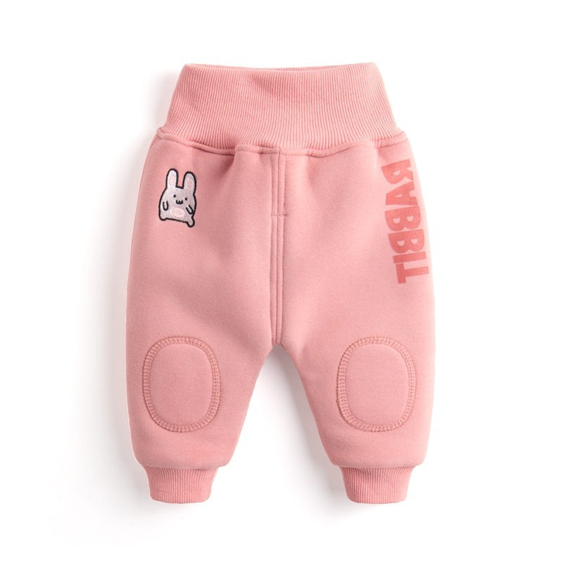 Baby Winter Plus Velvet Harem Pants