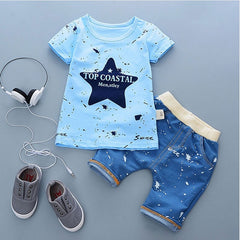 Cotton T-Shirt and Shorts Sets for Baby Boys