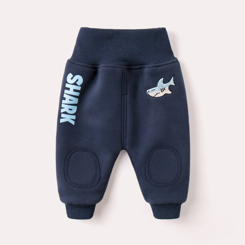 Baby Winter Plus Velvet Harem Pants