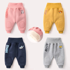 Baby Winter Plus Velvet Harem Pants