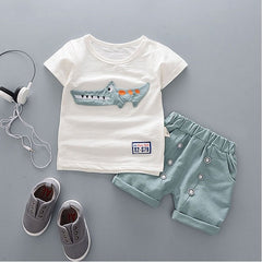 Cotton T-Shirt and Shorts Sets for Baby Boys