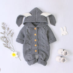 Cozy Baby Knitted Romper