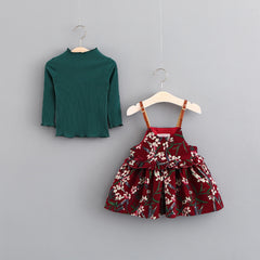 Autumnal Elegance: Baby Girl Skirt Sets