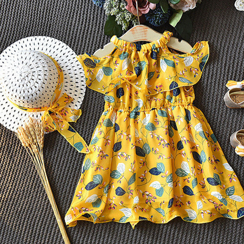 Sleeveless Chiffon Dresses for Kids