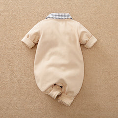 Fake Two Outer Clothing Newborn Clothing Crawl