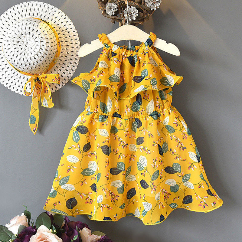 Sleeveless Chiffon Dresses for Kids